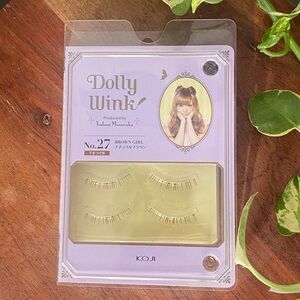 Dolly Wink Under Eyelashes Natural Brown Japanese Harajuku Tokyo Kawaii NEW